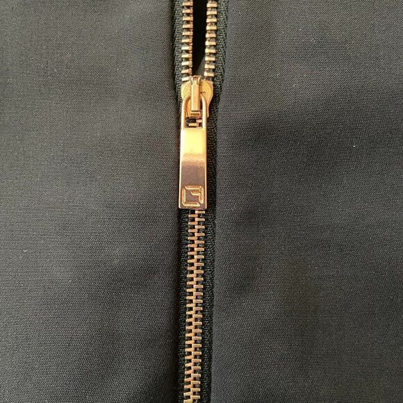 Like New Lafayette 148 Imani Sleeveless Zip-Front Sheath Dress in Black Size 8 - Picture 6 of 8